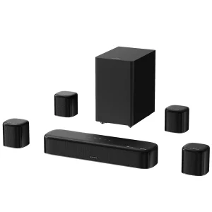 ULTIMEA 7.1ch Soundbar with 5.25" Subwoofer&4 Surround Speakers