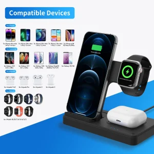 3 In 1 Wireless Charging Station Magnetic Fast Charging 18W - Thumbnail Image 5