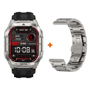 KOSPET TANK M4C Advanced GPS Smartwatch for Men MIL-STD-810H Tough 5ATM Waterproof - Thumbnail Image 11