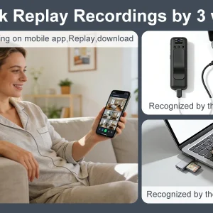 A4 Clip-on Mini Body Camera 4K HD Wearable Video Recorder - Thumbnail Image 7