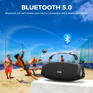 W-KING X10 Bluetooth Speaker, 120W Max Portable Loud Speakers Boombox - Thumbnail Image 3