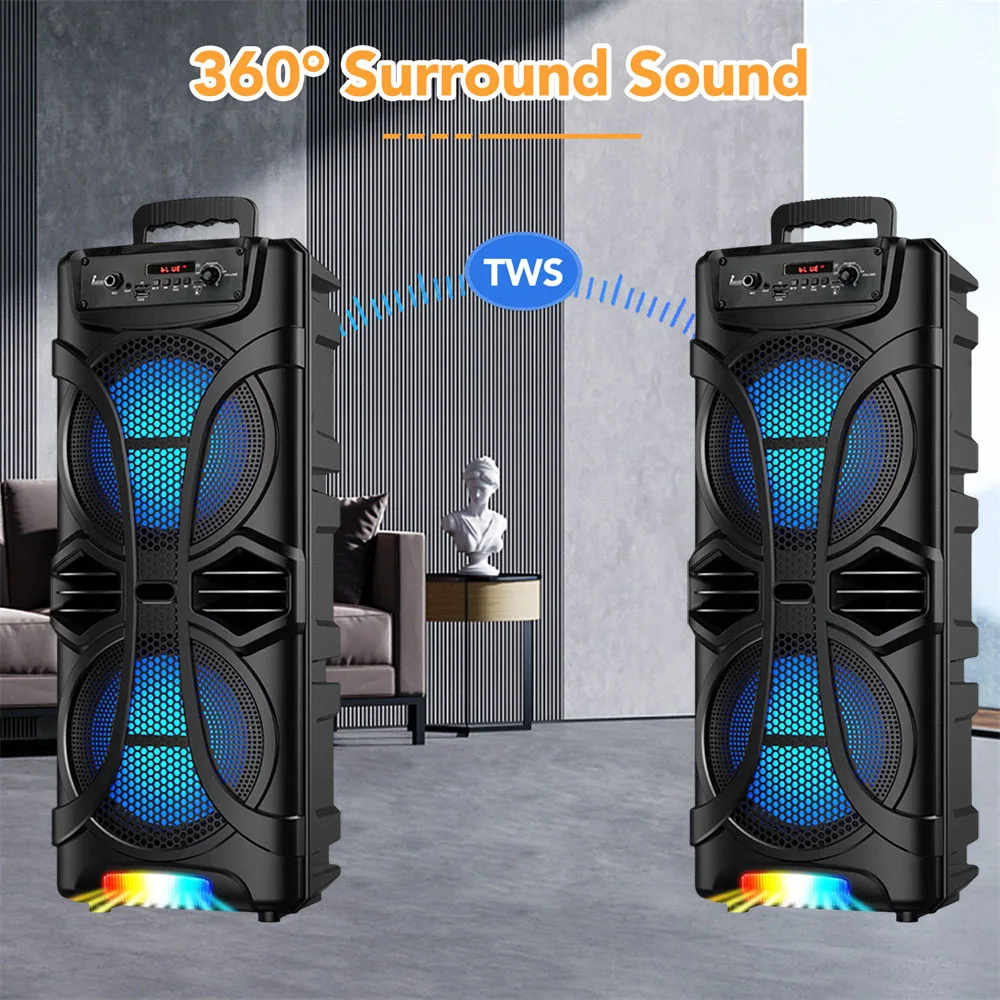 6000W Portable Party Bluetooth Speaker Sound System Rechargeable - Image 4