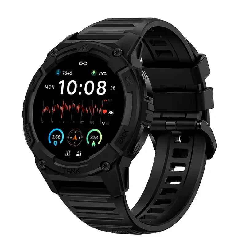 KOSPET TANK S2 GPS Smart Watch For Women Compass Altimeter Barometer Bluetooth - Image 9