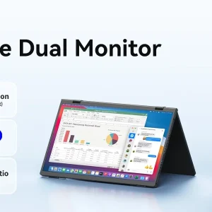 EVICIV 15.6" FHD Triple Portable Dual Monitor & Laptop Screen Extender 1080P - Thumbnail Image 9