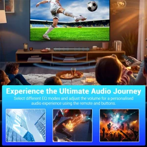 Sound Bar TV Sound System Bluetooth Speaker Wireless Subwoofer - Thumbnail Image 5