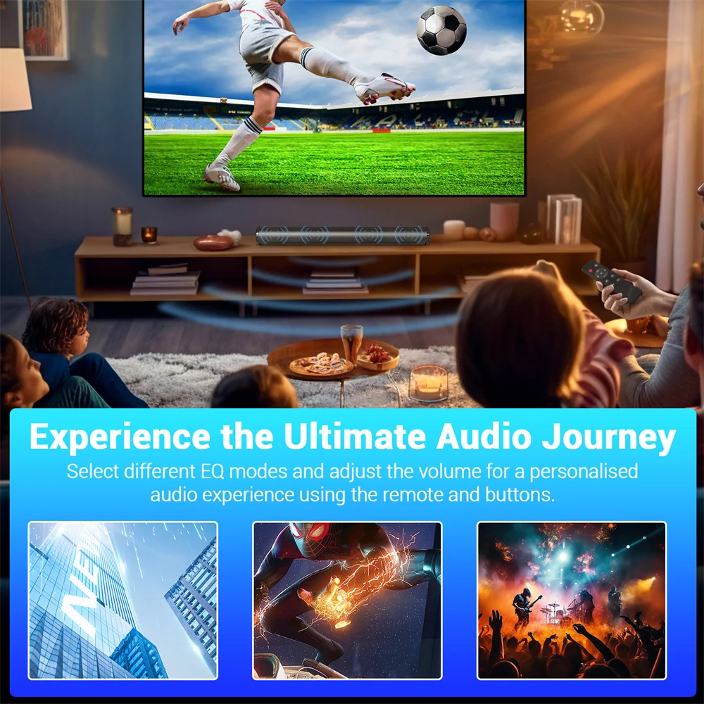 Sound Bar TV Sound System Bluetooth Speaker Wireless Subwoofer - Image 5