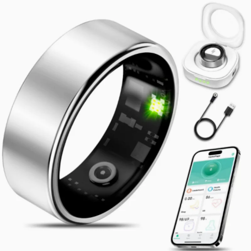 New Smart Ring R09 Health Monitor Multi Sport Mode Skin Temperature Measurement - Image 10