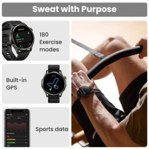 2025 KOSPET MAGIC R10 GPS Smart Watch For Men Compass Barometric - Thumbnail Image 6