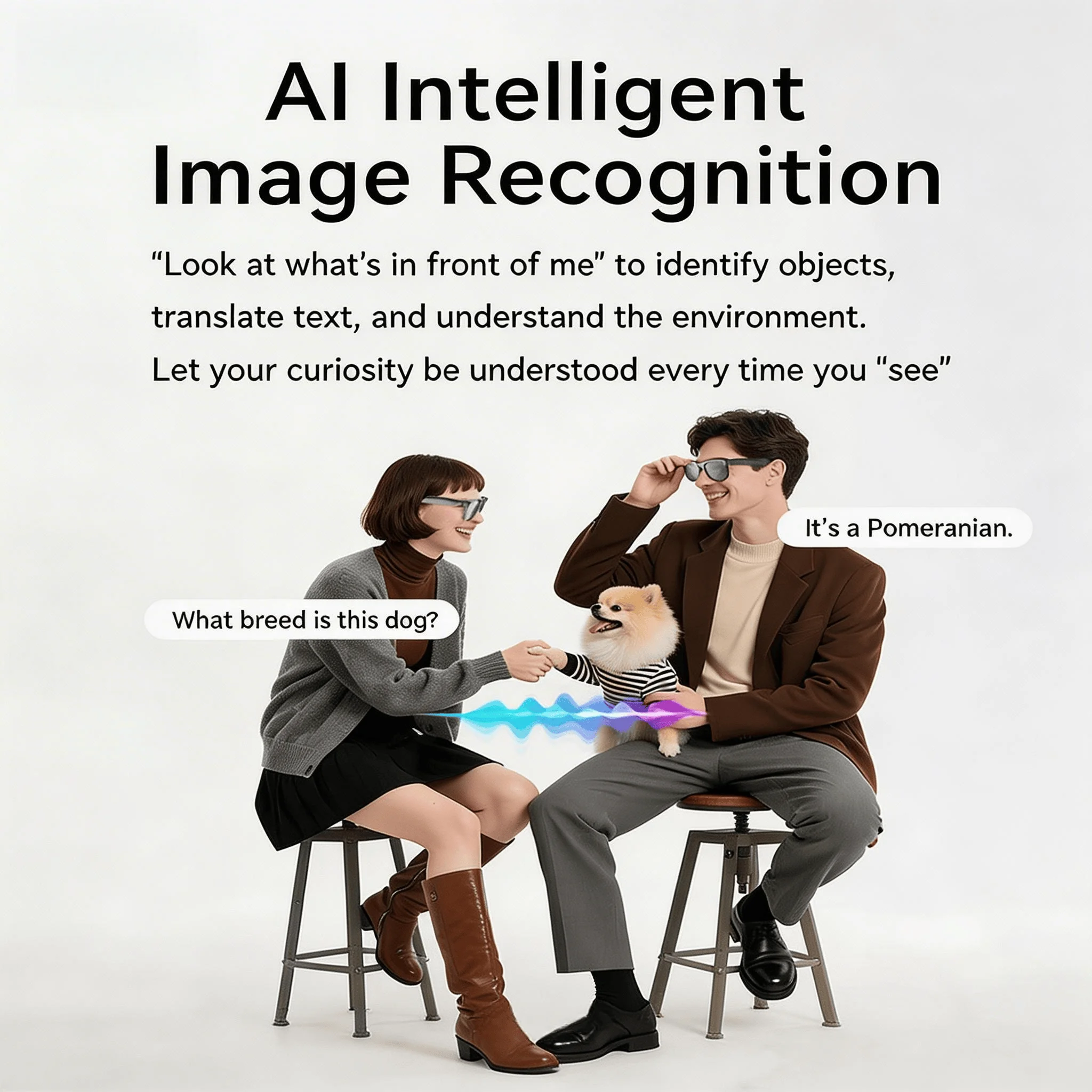 4K Camera Glasses with AI Smart Features And Object Recognition - Image 7