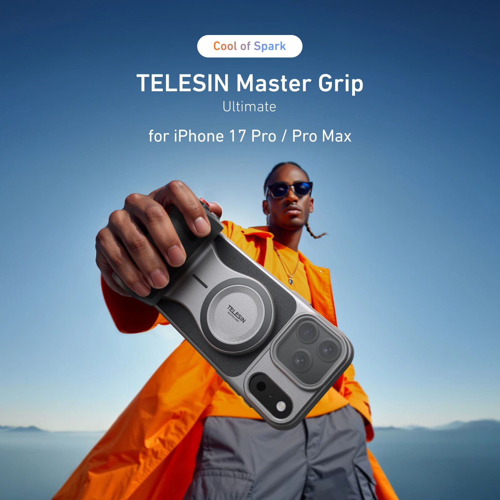 TELESIN Master Grip Kit for iPhone 17 Pro Promax Magnetic Phone Camera - Image 2