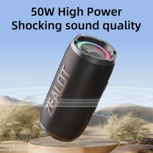 ZEALOT-S76 50W Portable Bluetooth Speaker Wireless Waterproof Outdoor - Thumbnail Image 3
