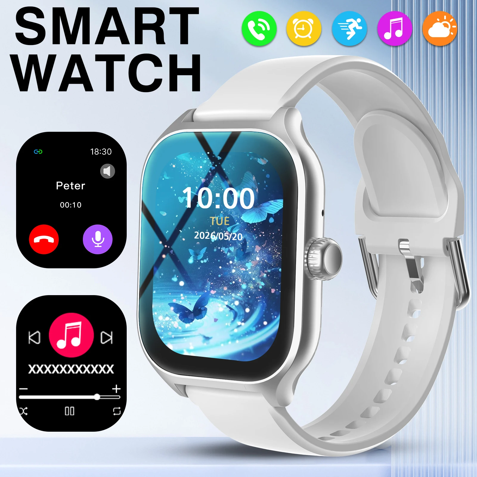 New Full-Touch High-Definition Men's and Women's Sports Smartwatch - Image 13