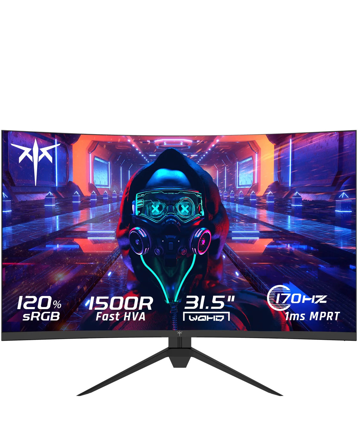 KTC 32 Inch Curved Monitor VA 1500R, 2K QHD 1440P@180Hz - Image 1