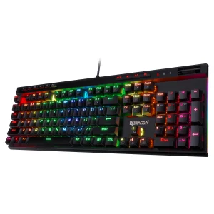 Redragon K580 VATA RGB 104 Keys LED USB Backlit Mechanical Gaming - Thumbnail Image 2
