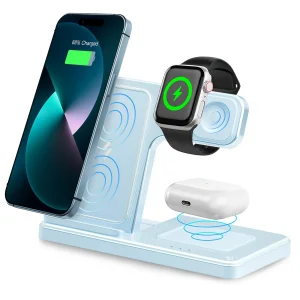 3 In 1 Wireless Charging Station Magnetic Fast Charging 18W - Thumbnail Image 9