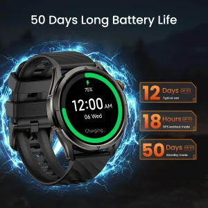 2025 KOSPET MAGIC R10 GPS Smart Watch For Men Compass Barometric - Thumbnail Image 5
