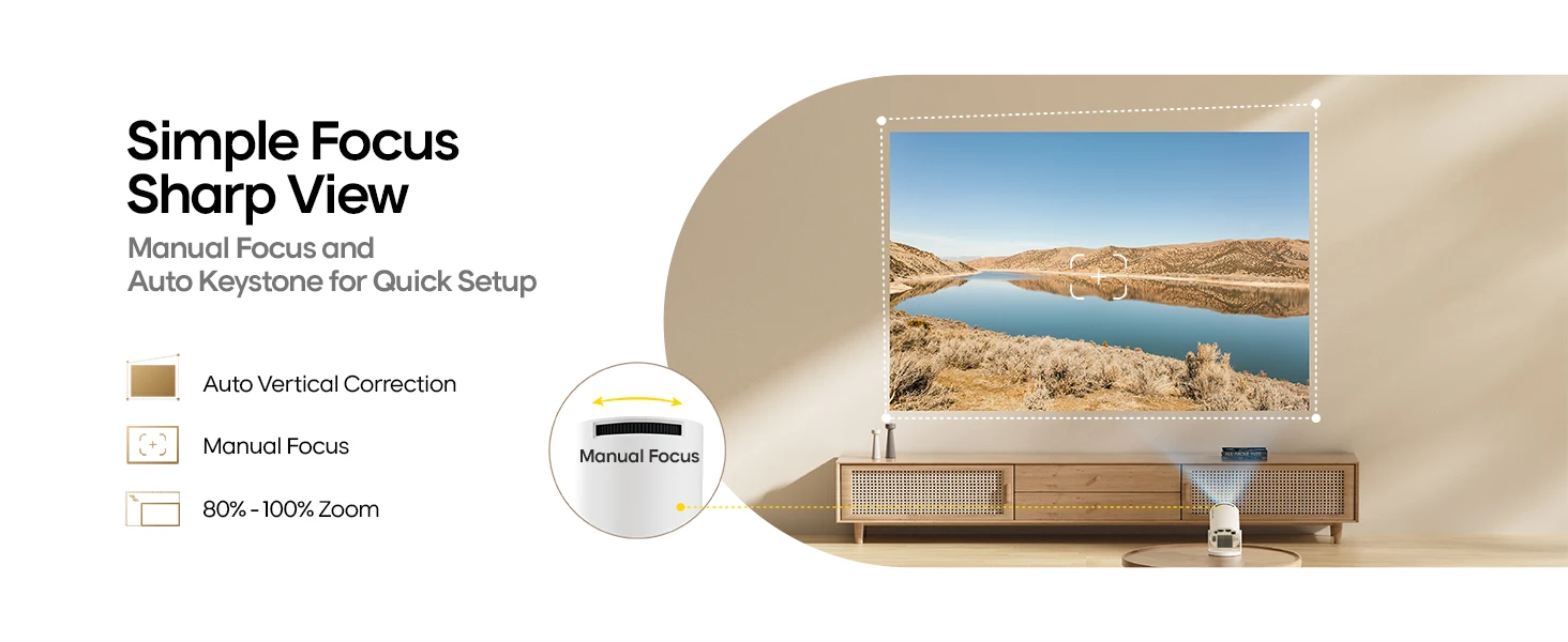 Magcubic Android 14 BT5.4 8K Support HY300 Pro Home Outdoor Projector - Image 10