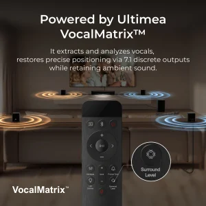 ULTIMEA 350W 7.1ch Virtual Surround Soundbar, Home Theater TV - Thumbnail Image 6