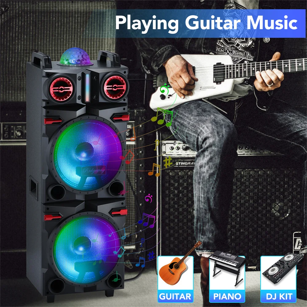 9000W Portable Bluetooth Speaker Heavy Bass Sound System - Image 6