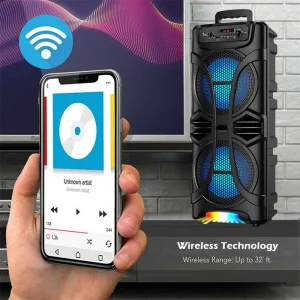6000W Portable Party Bluetooth Speaker Sound System Rechargeable - Thumbnail Image 3