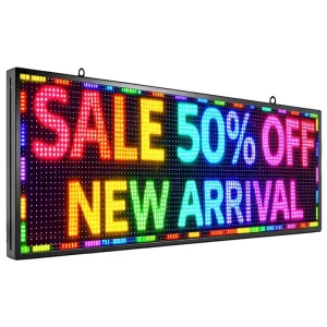 Outdoor Full Color P10 Wifi Messages Board Programmable Led Sign