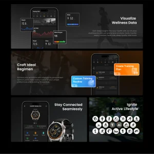 2025 KOSPET MAGIC R10 GPS Smart Watch For Men Compass Barometric - Thumbnail Image 13