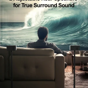 ULTIMEA 5.1 Virtual Surround Soundbar, 3D Surround Sound System - Thumbnail Image 4