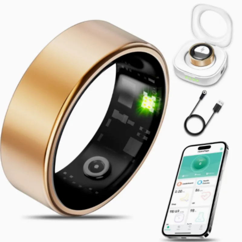 New Smart Ring R09 Health Monitor Multi Sport Mode Skin Temperature Measurement - Image 9