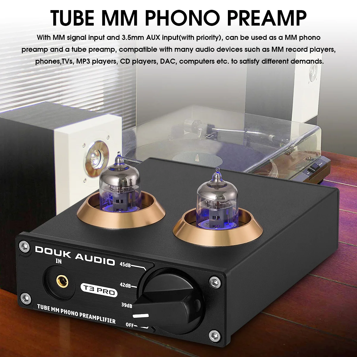 Nobsound Mini MM RIAA Phono Stage Turntable Preamp - Image 7