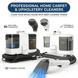 Lubluelu V2 Portable Carpet Upholstery Spot Cleaner 3-in-1 Spray Brush - Thumbnail Image 2