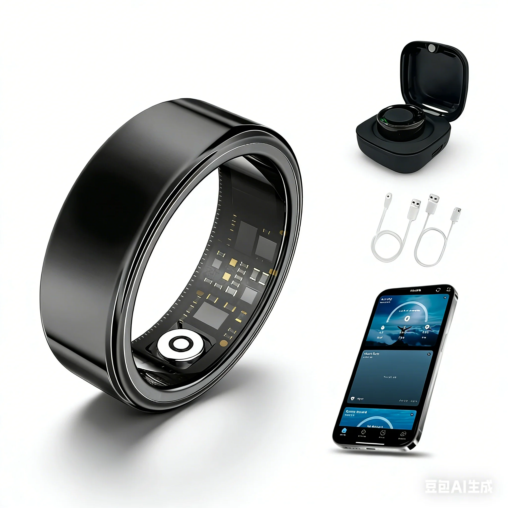 Wearable Smart Ring, Durable Stainless Steel, Lightweight Wireless Bluetooth - Image 7