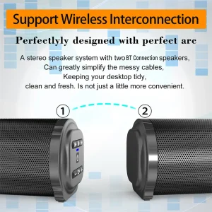 Sound Bar TV Sound System Bluetooth Speaker Wireless Subwoofer - Thumbnail Image 2