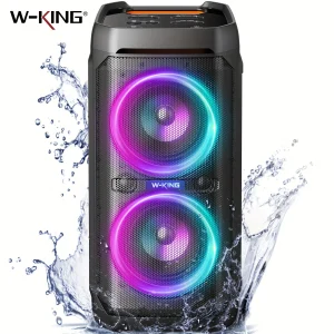 W-KING T11 Bluetooth Speakers,100W RMS, IPX6 Waterproof, BT 5.3 Portable