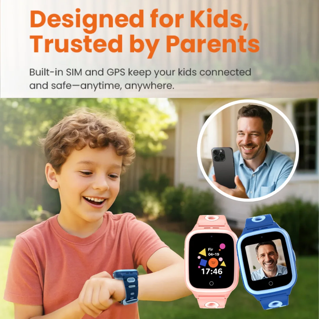 4G Kids Smartwatch GPS Watch Location Video Call Voice Chat Waterproof - Image 11