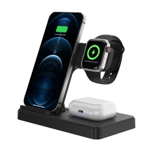 3 In 1 Wireless Charging Station Magnetic Fast Charging 18W - Thumbnail Image 2