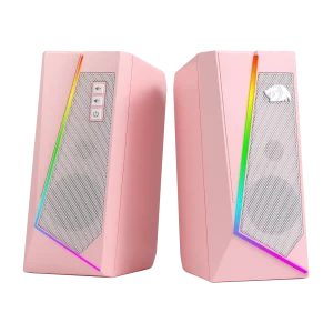 Redragon GS520 RGB Desktop Speakers, 2.0 Channel PC Stereo