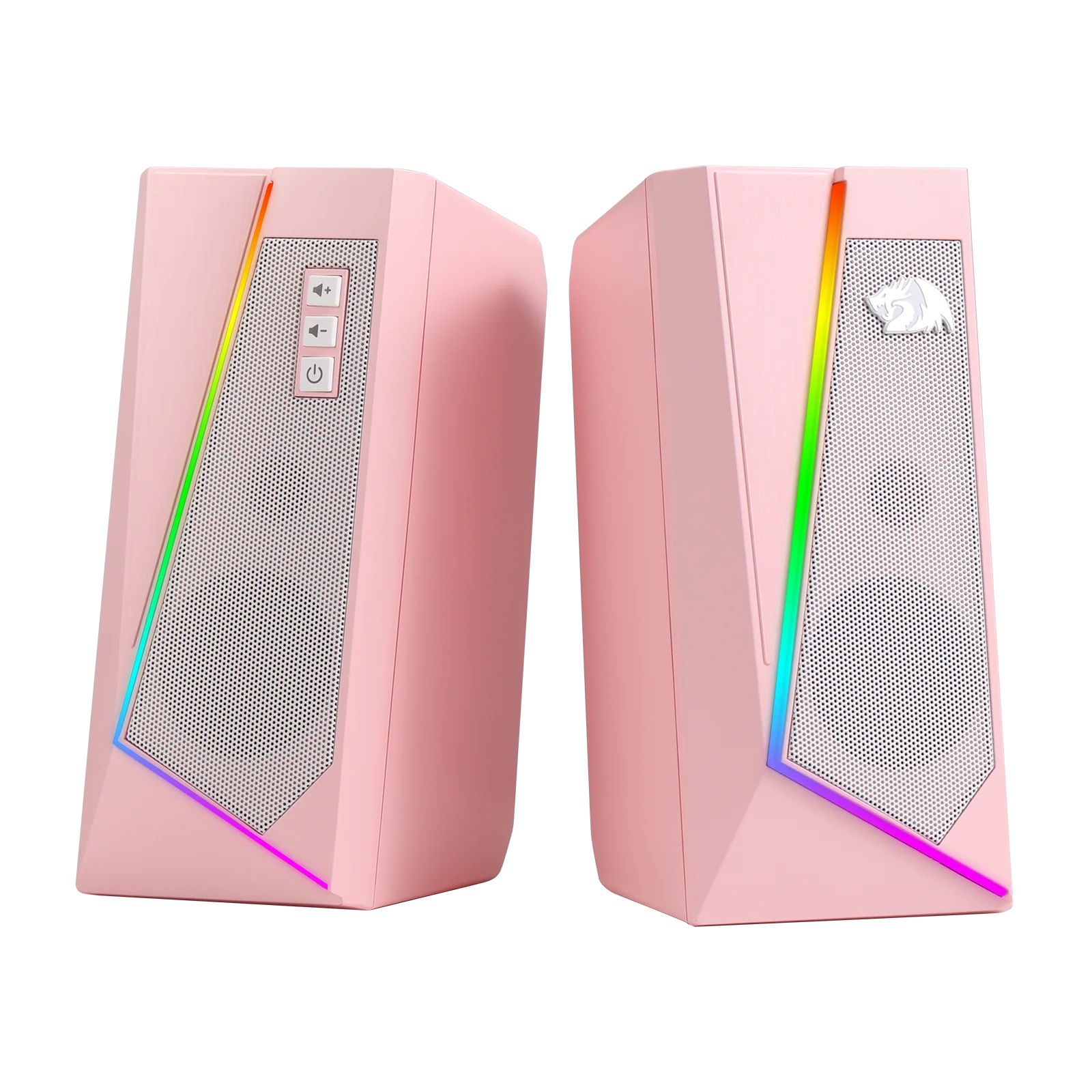 Redragon GS520 RGB Desktop Speakers, 2.0 Channel PC Stereo - Image 1