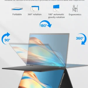EVICIV 15.6" FHD Triple Portable Dual Monitor & Laptop Screen Extender 1080P - Thumbnail Image 8
