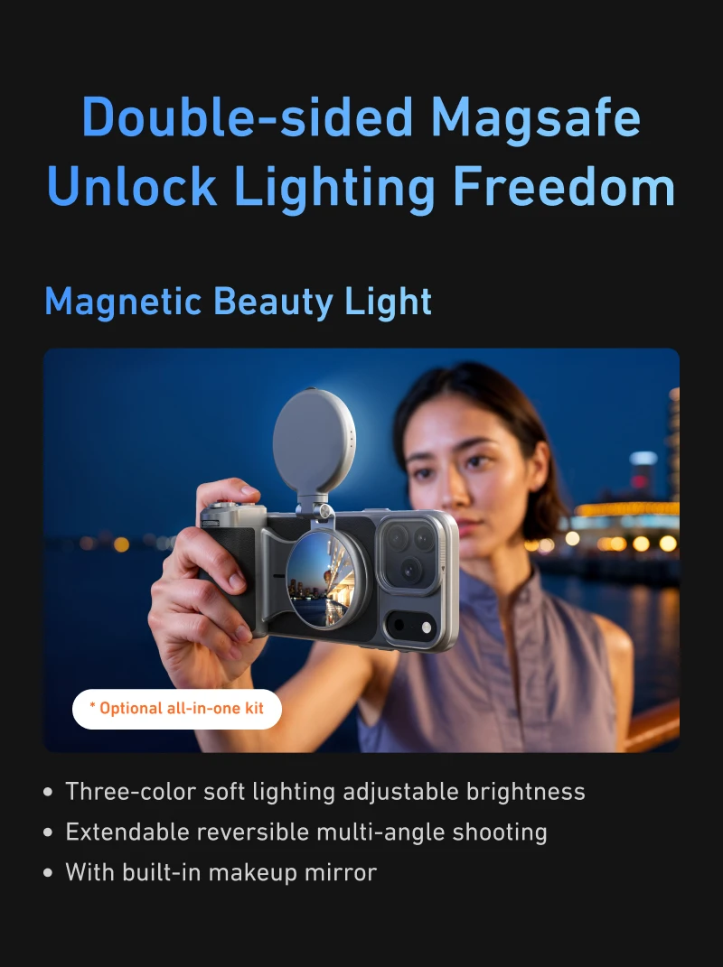 TELESIN Master Grip Kit for iPhone 17 Pro Promax Magnetic Phone Camera - Image 10