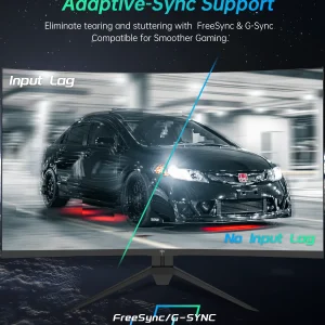 KTC 32 Inch Curved Monitor VA 1500R, 2K QHD 1440P@180Hz - Thumbnail Image 4