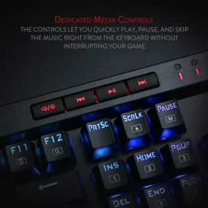 Redragon K580 VATA RGB 104 Keys LED USB Backlit Mechanical Gaming - Thumbnail Image 5
