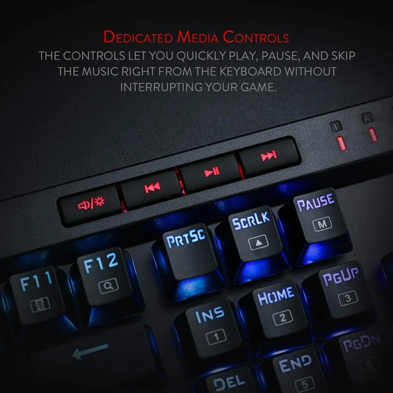 Redragon K580 VATA RGB 104 Keys LED USB Backlit Mechanical Gaming - Image 5