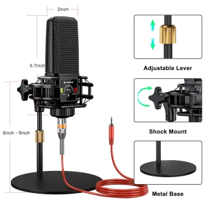 Tenlamp G10 Equipment Bundle 6 Channel with 3.5mm Microphone and Live Sound Card - Thumbnail Image 8