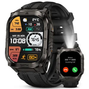 KOSPET TANK M4C Advanced GPS Smartwatch for Men MIL-STD-810H Tough 5ATM Waterproof - Thumbnail Image 14
