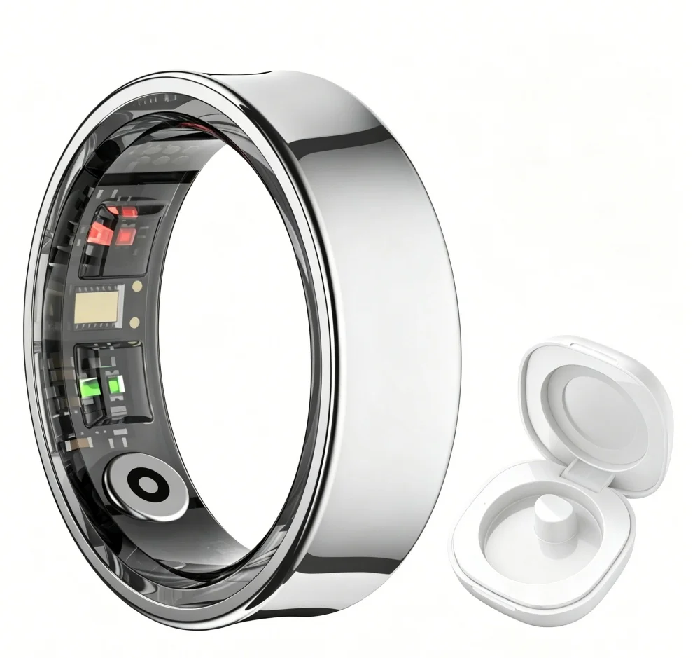 New Smart Ring R09 Health Monitor Multi Sport Mode Skin Temperature Measurement - Image 1