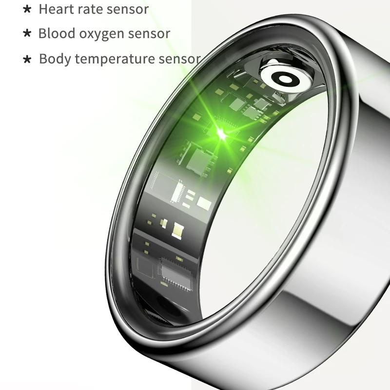 New Smart Ring R09 Health Monitor Multi Sport Mode Skin Temperature Measurement - Image 8