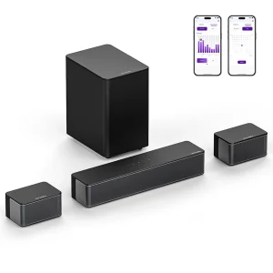 ULTIMEA 5.1 Virtual Surround Soundbar, 3D Surround Sound System
