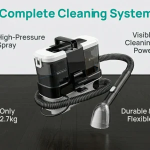Lubluelu V2 Portable Carpet Upholstery Spot Cleaner 3-in-1 Spray Brush - Thumbnail Image 13