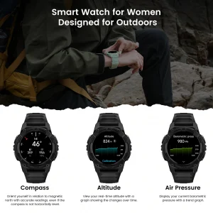 KOSPET TANK S2 GPS Smart Watch For Women Compass Altimeter Barometer Bluetooth - Thumbnail Image 5