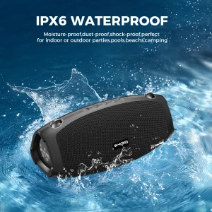 W-KING X10 Bluetooth Speaker, 120W Max Portable Loud Speakers Boombox - Thumbnail Image 5